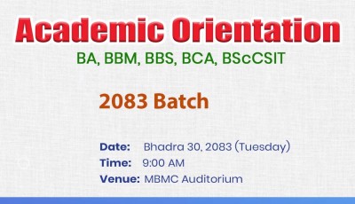 Academic Orientation for Bachelor's Programs 2083